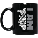 African American Coffee Mug I Am Nat Frederick Booker Marcus Megar 11oz - 15oz Black Mug