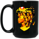 African American Coffee Mug I Love My Roots Mug Patriotic Black History Month 11oz - 15oz Black Mug