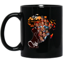 African American Coffee Mug I Love My Roots Mug Patriotic Black History Month 11oz - 15oz Black Mug