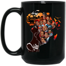 African American Coffee Mug I Love My Roots Mug Patriotic Black History Month 11oz - 15oz Black Mug