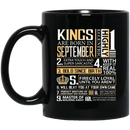 African American Coffee Mug King Are Born September 11oz - 15oz Black Mug