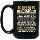 African American Coffee Mug Kings Are Born In Decemer One Of A Kind A Stubborn 11oz - 15oz Black Mug