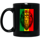 African American Coffee Mug Lion King Flag 11oz - 15oz Black Mug