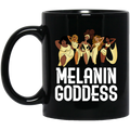 African American Coffee Mug Melanin Goddess Black History Month 11oz - 15oz Black Mug