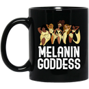 African American Coffee Mug Melanin Goddess Black History Month 11oz - 15oz Black Mug