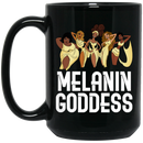 African American Coffee Mug Melanin Goddess Black History Month 11oz - 15oz Black Mug