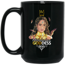 African American Coffee Mug Melanin Goddess Diamond Queen Black History Month 11oz - 15oz Black Mug
