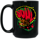 African American Coffee Mug My Soul Black Men Art 11oz - 15oz Black Mug