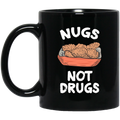 African American Coffee Mug Nugs Not Drugs 11oz - 15oz Black Mug