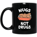 African American Coffee Mug Nugs Not Drugs 11oz - 15oz Black Mug