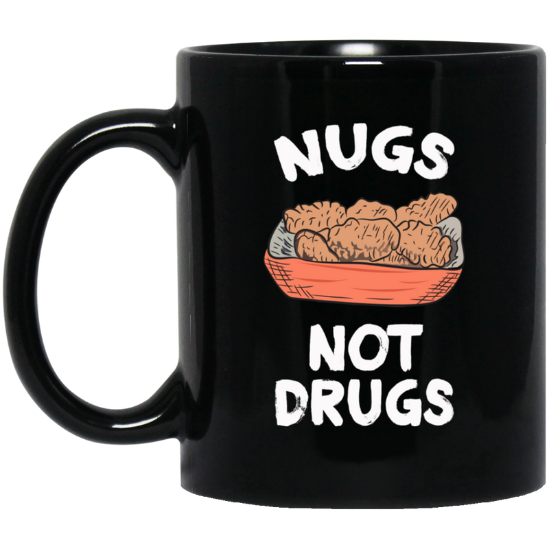 African American Coffee Mug Nugs Not Drugs 11oz - 15oz Black Mug