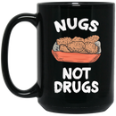 African American Coffee Mug Nugs Not Drugs 11oz - 15oz Black Mug