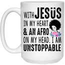 African American Coffee Mug People Strong Hand 11oz - 15oz White Mug
