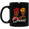 African American Coffee Mug Queens 11oz - 15oz Black Mug