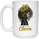 African American Coffee Mug Queen Black Women With Crown 11oz - 15oz White Mug