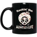 African American Coffee Mug Rockin' The Auntie's Life Crown  11oz - 15oz Black Mug