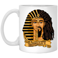 African American Coffee Mug Royalty 11oz - 15oz White Mug CustomCat