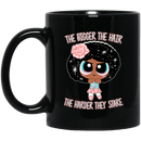 African American Coffee Mug The Bigger The Hair The Harder They Stare 11oz - 15oz Black Mug