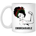 African American Coffee Mug Unbreakable 11oz - 15oz White Mug