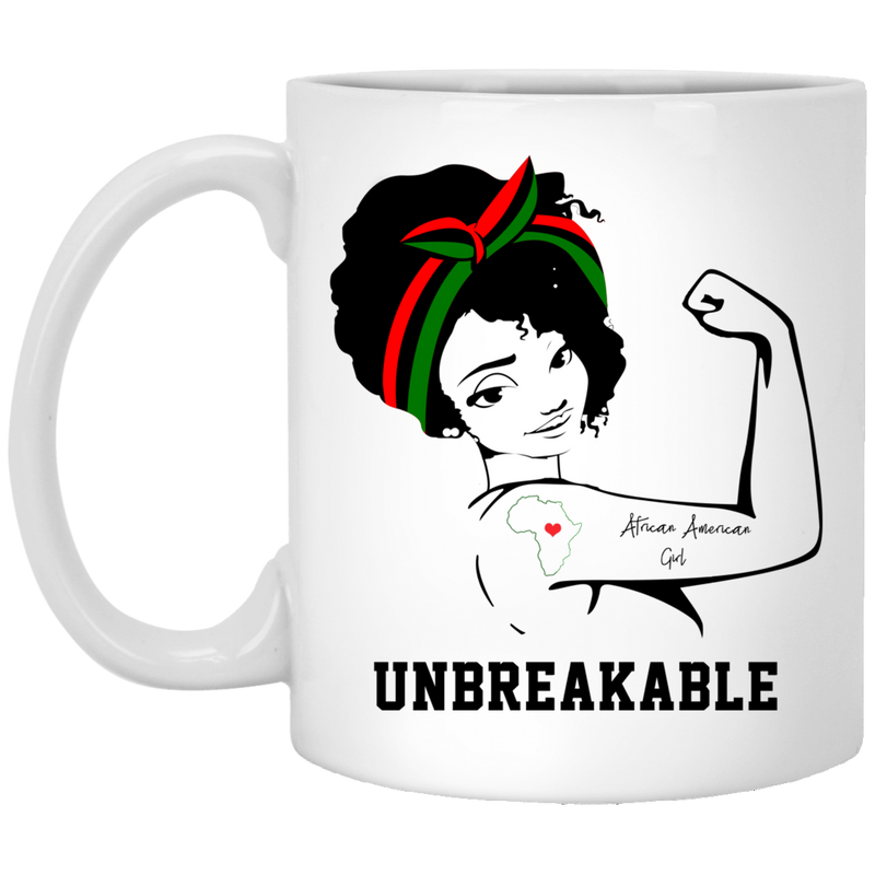 African American Coffee Mug Unbreakable 11oz - 15oz White Mug