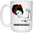 African American Coffee Mug Unbreakable 11oz - 15oz White Mug