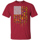 African American Flag T-shirts CustomCat