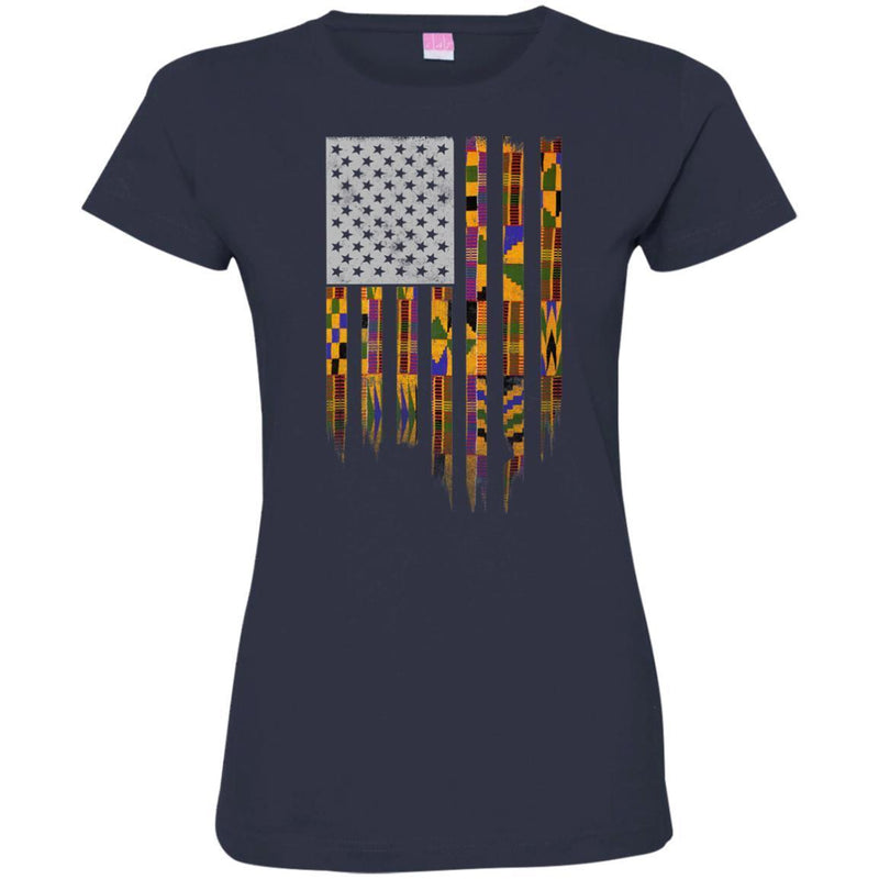 African American Flag T-shirts CustomCat