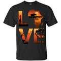 African American LOVE T-shirts For Black Men And Women CustomCat