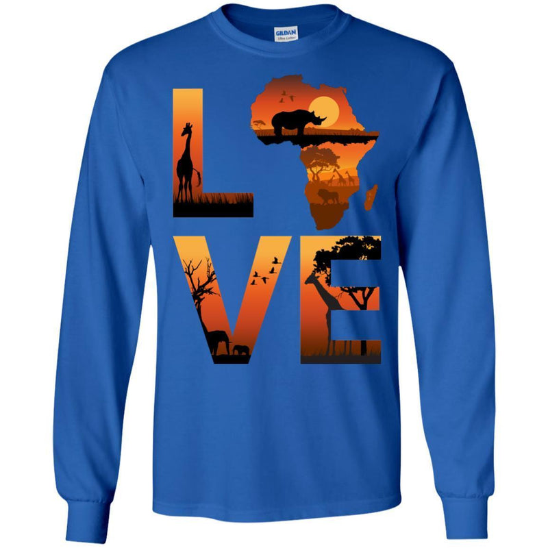 African American LOVE T-shirts For Black Men And Women CustomCat