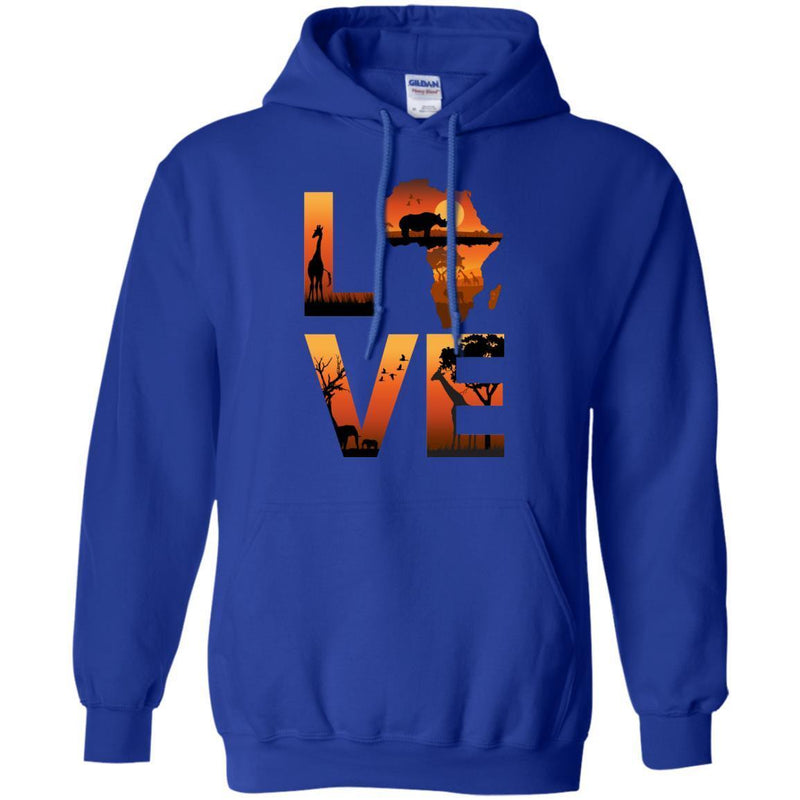 African American LOVE T-shirts For Black Men And Women CustomCat