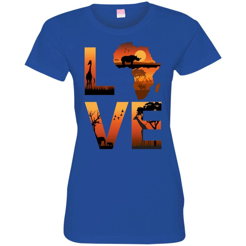 African American LOVE T-shirts For Black Men And Women CustomCat
