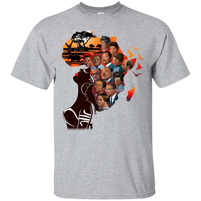 African American My Roots T-shirt For Melanin Queens CustomCat