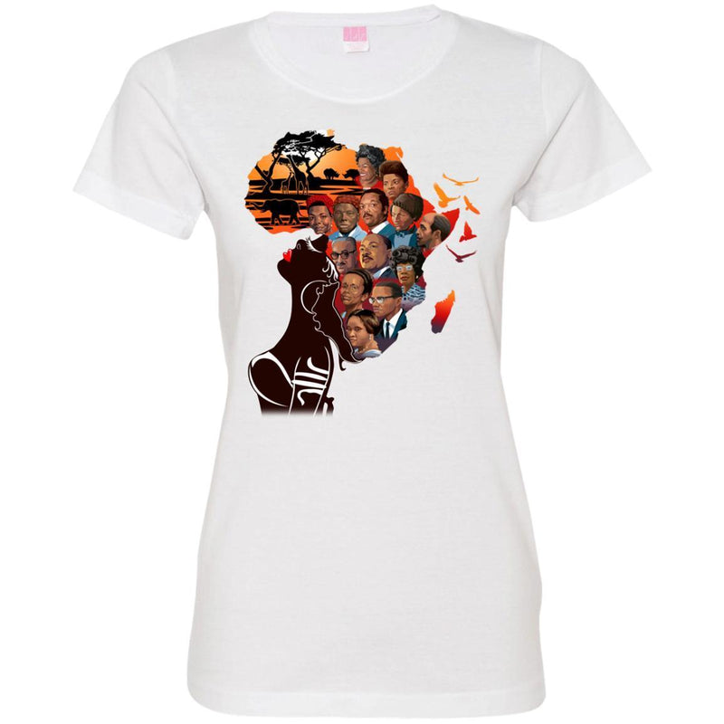 African American My Roots T-shirt For Melanin Queens CustomCat