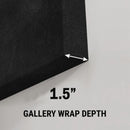 African American Nurse Personalized Canvas - Half Flag African American Nurse Personalized Name Canvas Nurse - CANLA75 - CustomCat