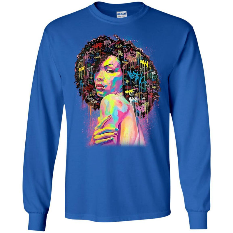 African American Queen T-shirts CustomCat