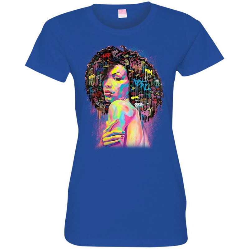 African American Queen T-shirts CustomCat