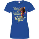 African American Rockin The Nana Life Balloon Black History Women Nana T Shirt CustomCat