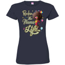 African American Rockin The Nana Life Balloon Black History Women Nana T Shirt CustomCat