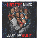 African American Shower Curtains - Balck Women Liberating Minds Liberating Society For Bathroom Devor