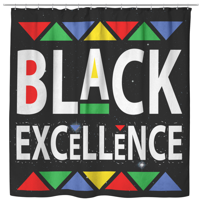 African American Shower Curtains - Black Excellence Black History Month For Bathroom Decor
