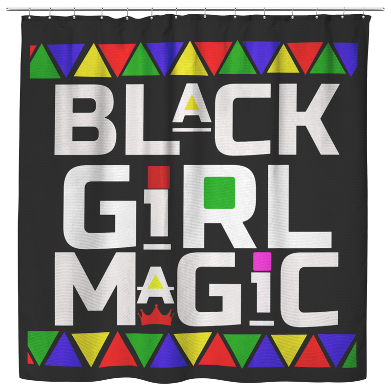 African American Shower Curtains - Black Girl Magic Black History Month For Bathroom Decor