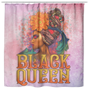 African American Shower Curtains - Black Queen Black History Month For Bathroom