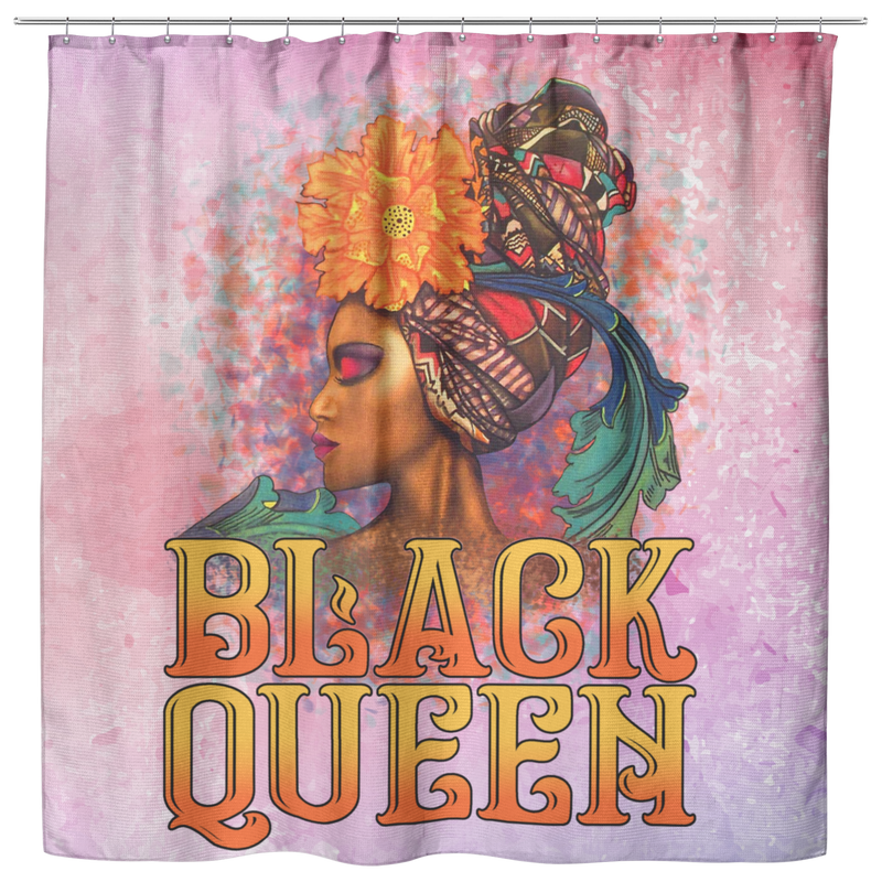 African American Shower Curtains - Black Queen Black History Month For Bathroom
