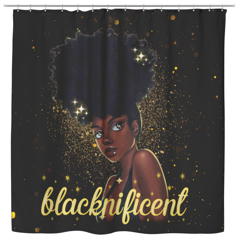 African American Shower Curtains - Blacknificent African American Bathroom Decor