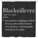 African American Shower Curtains - Blacknificent Impressively Dripping In Black Beauty Shower Curtains For Bathroom