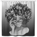 African American Shower Curtains - My Roots Famous People In My Head Proud Black Funny Shower Curtains For Bathroom