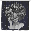 African American Shower Curtains - My Roots Famous People In My Head Proud Black History Month Funny Shower Curtains For Bathroom