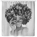 African American Shower Curtains - My Roots Famous People In My Head Proud Black History Month Shower Curtains For Bathroom