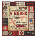 African American Shower Curtains - Never Underestimate A Nurse Who Does All Things Though Christ Shower Curtains For Bathroom