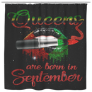 African American Shower Curtains - Queens Are Born In September For Bathroom Decor